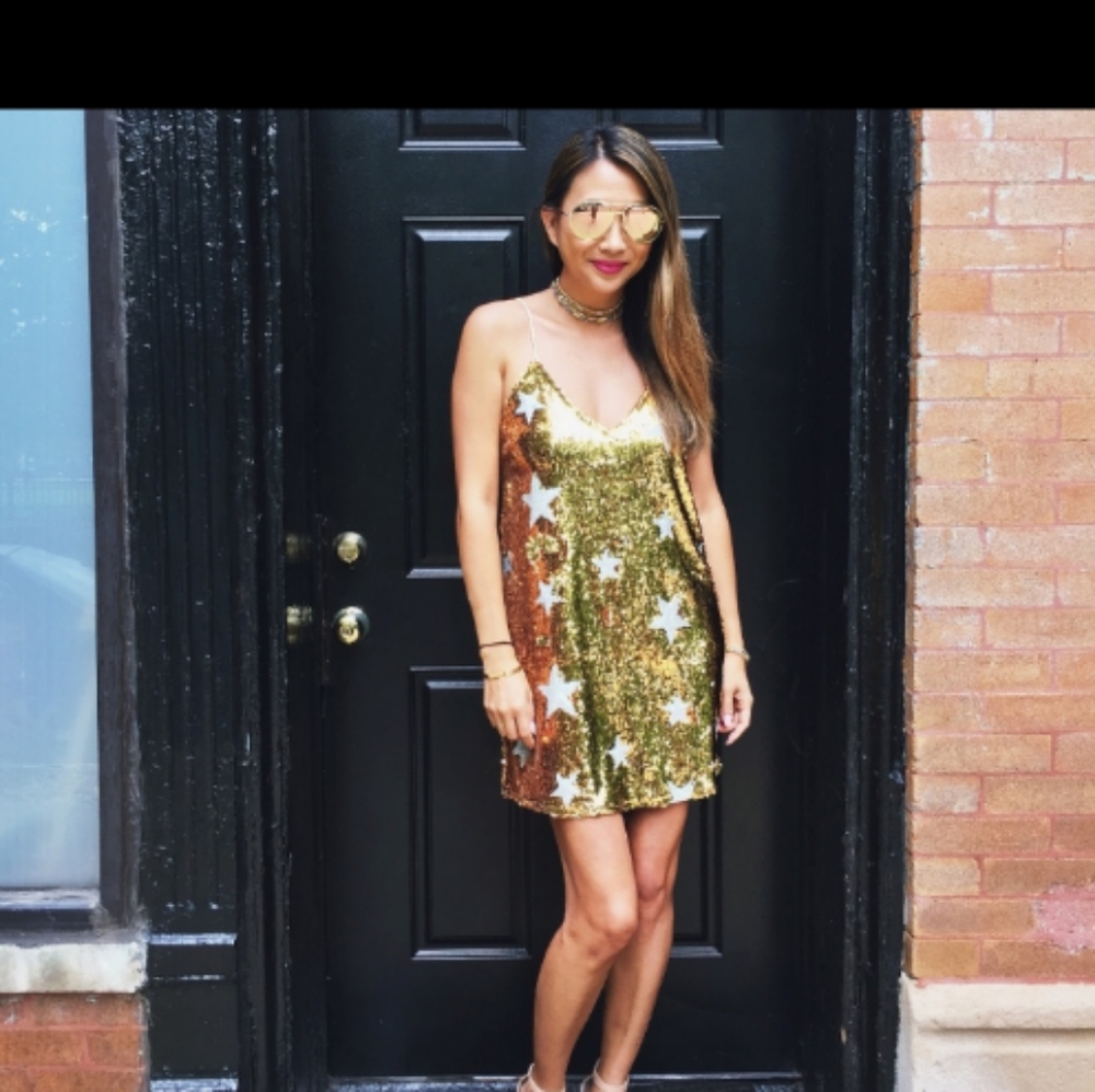 Sequins star dress